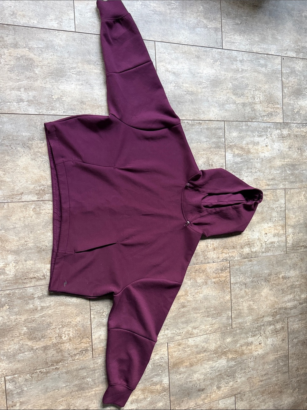 Athletic Works Women's Hooded Pullover in Plum